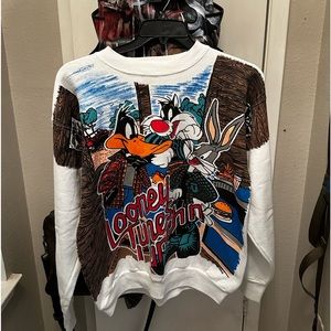 Vintage Taz All Over Print 1994 Freeze New York Looney Tunes T Shirt Size L